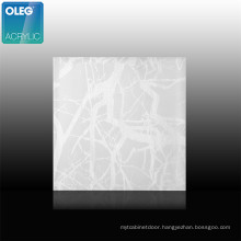 OLEG Interior decoration 3mm thick custom marble effect acrylic sheet